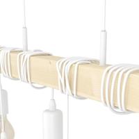 Eglo Houten hanglampTownshend 6-lichts hout met wit - 43705 - thumbnail