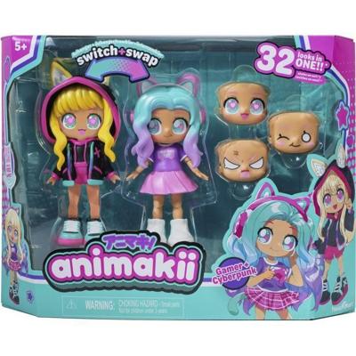 Aanpasbare pop - BANDAI - Animakii - HEA26350 - CyberPunk en Gamer