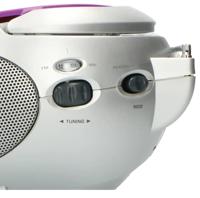 Lenco SCD-24 Draagbare Radio CD-Speler Paars/Zilver - thumbnail
