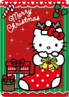 Hello Kitty Cheer Christmas Fleece deken 100 x 140 cm - thumbnail