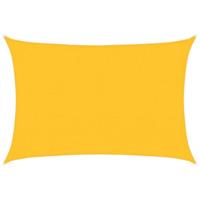 VidaXL Zonnezeil 160 g/m² 2,5x3,5 m hdpe geel - thumbnail