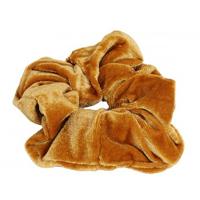 scrunchie Velvet Okergeel - thumbnail