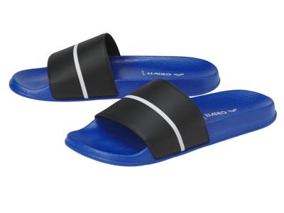 CRIVIT Heren slippers (blauw/zwart, 43) CRIVIT Heren slippers (blauw/zwart, 43)