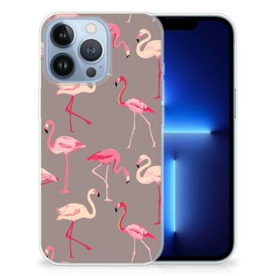 Apple iPhone 13 Pro | TPU Hoesje | Flamingo
