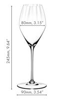 Riedel Wijnglazenset - Champagneglazen - Flutes - Performance - 380 ml - 4 Stuks - thumbnail
