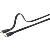 SpeaKa Professional SP-7541956 HDMI-kabel HDMI Aansluitkabel HDMI-A-stekker, HDMI-A-stekker 5.00 m Zwart 4K UHD, Audio Return Channel (ARC), Vergulde - thumbnail
