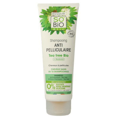 So Bio Etic Shampoo anti roos tea tree 250 Milliliter