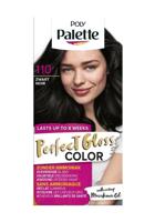 Schwarzkopf Schwarzkopf Poly Palette Haarverf - 110 Glossy Zwart - thumbnail