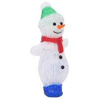 Kerstfiguur sneeuwman LED binnen en buiten 30 cm acryl - thumbnail