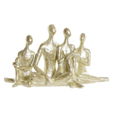 Decoratieve figuren DKD Home Decor Gouden Familie 21 x 8 x 12 cm Decoratieve figuren DKD Home Decor Gouden Familie 21 x 8 x 12 cm
