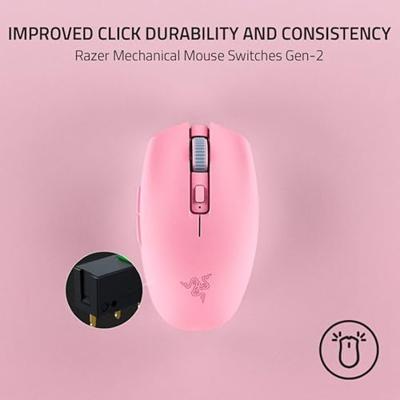 Razer Orochi V2 Draadloze Roze muis