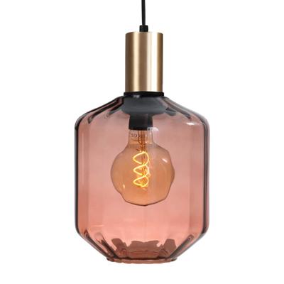 Masterlight Hanglamp goudPorto met Jagger red glas - Ø 19cm - 2710-05-02-9