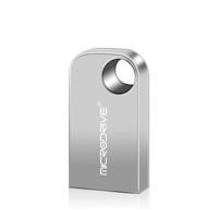 MicroDrive 64GB USB 2 0 mini semi-circulaire metalen U schijf - thumbnail