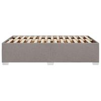 Bedframe zonder matras 120x190 cm stof taupe - thumbnail