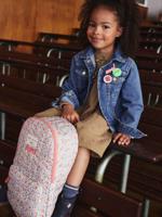 BERGAMOTTE rugzak voor meisjes, personaliseerbaar roze (poederkleur) - thumbnail