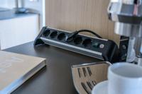 Brennenstuhl 1391040600 Stekkerdoos met schakelaar Zilver-zwart Randaarde stekker 1 stuk(s) - thumbnail