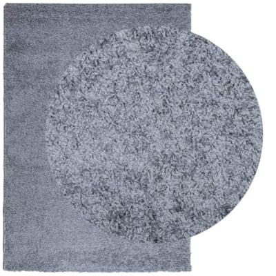 VidaXL Vloerkleed pamplona shaggy hoogpolig modern 160x230 cm blauw