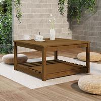 Tuintafel 82,5x82,5x45 cm massief grenenhout honingbruin - thumbnail