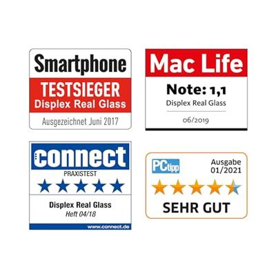 Displex Kogelvrij glas 2D/Clear (10H) voor Google Pixel 8, eco-montageframe, gehard glas, krasbestendige beschermfolie, hoesvriendelijk