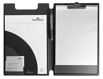 Durable Klembordmap 233201 Zwart (b x h) 263 mm x 385 mm