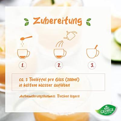 King George teegetrank cola-orange (12x 400gr)