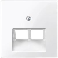 Merten Afdekking UAE-, IAE-, ISDN-contactdoos System M, 1-M, M-Smart, M-Plan, M-Creativ Polar-wit (glanzend) 296119 - thumbnail
