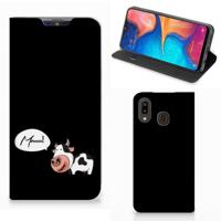 Samsung Galaxy A30 Magnet Case Cow - thumbnail