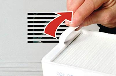 tesa Clean Air M Fijnstoffilter voor laserprinter Zelfklevend 1 stuk(s)