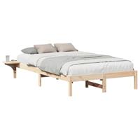 Bedframe met nachttafels Bruin 120 x 190 cm Bruin - thumbnail