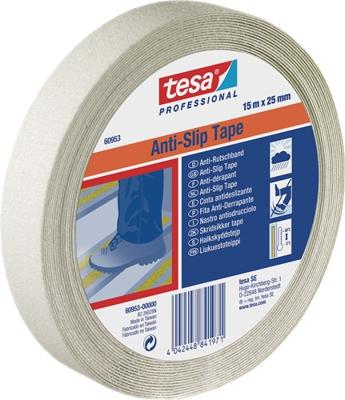 Tesa Antisliptape | beige fluorescerend | lengte 15 m, breedte 25 mm rol | 6 stuks - 60953-00000-00 60953-00000-00
