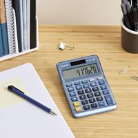 Casio MS-100EM Calculator Blauw - thumbnail