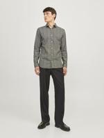 J&j Premium Jprblablackpool Stretch Ls Shirt Sn 12260625 Overhemd Peat Slim Fit - thumbnail