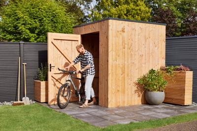 Douglas berging Linna 219 x 219 x 241 cm inclusief deur Tuindeco - Tuindeco Douglas berging Linna 219 x 219 x 241 cm inclusief deur Tuindeco - Tuindeco