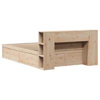 Bedframe zonder matras massief grenenhout 120x190 cm - thumbnail