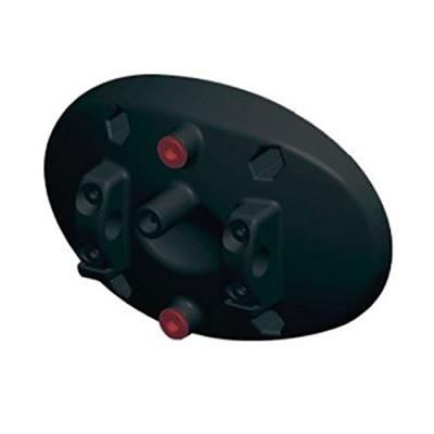 Mo-el 768MN Fiore Verwarmingswandhouder Mo-el Fiore Tarn-zwart