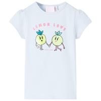 VidaXL Kindershirt 140 lichtblauw - thumbnail