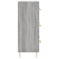 Dressoir 69,5x34x90 cm bewerkt hout grijs sonoma eikenkleurig - thumbnail