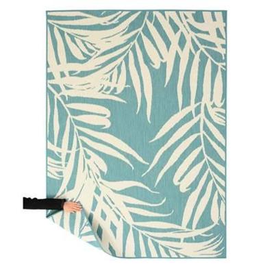 Tapeso Buitenkleed Palm - Flip Coco turquoise - 200x280 cm