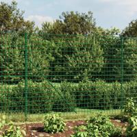VidaXL Draadgaashek met flens 2,2x10 m groen - thumbnail