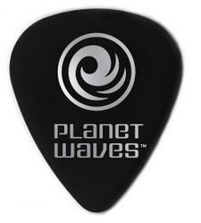 D&apos;Addario 1CBK4-10 black celluloid plectra 10 pack medium