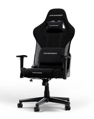 DXRacer Prince L fabric zwart/grijs DXRacer Prince L fabric zwart/grijs