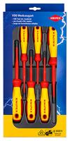 Knipex Schroevendraaierset VDE Plat, Kruiskop Phillips, Kruiskop Pozidriv - thumbnail