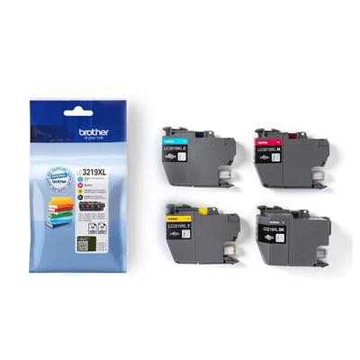 Inktcartridge Brother LC-3219XL zwart + 3 kleuren
