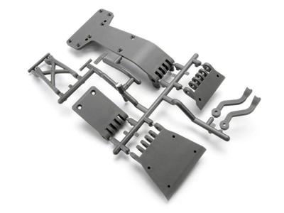 High performance skid plate set (gray)