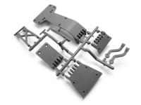 High performance skid plate set (gray) - thumbnail