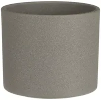 Mica Decorations bloempot Era rond 13x15cm zandgroen - thumbnail
