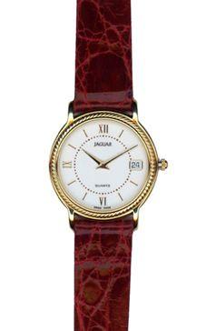 Horlogeband Jaguar J601-1 / J601-7 Leder Bordeaux 14mm