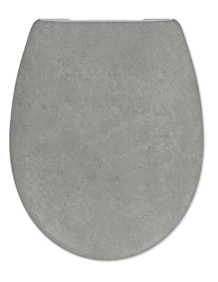 Mueller Toza Grey softclose toiletzitting met Quick-Release Mueller Toza Grey softclose toiletzitting met Quick-Release