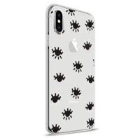 Softcase ogen hoes iPhone X / XS - thumbnail