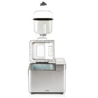 DOMO B3971 Broodbakmachine 1 kg Zwart, Zilver (mat) - thumbnail